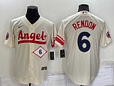Angels 6 Anthony Rendon Cream Nike 2022 City Connect Cool Base Jerseys,baseball caps,new era cap wholesale,wholesale hats